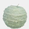 spiral ball candle blue