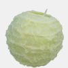 spiral ball candle 11.5 green