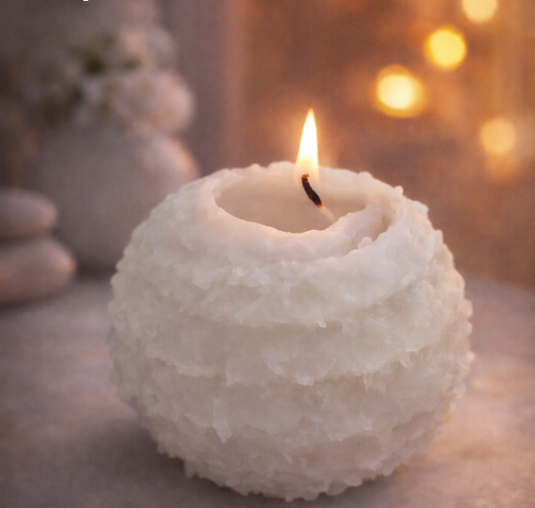 spiral ball candle